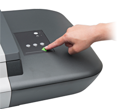 iFlex Hand on Scan Button